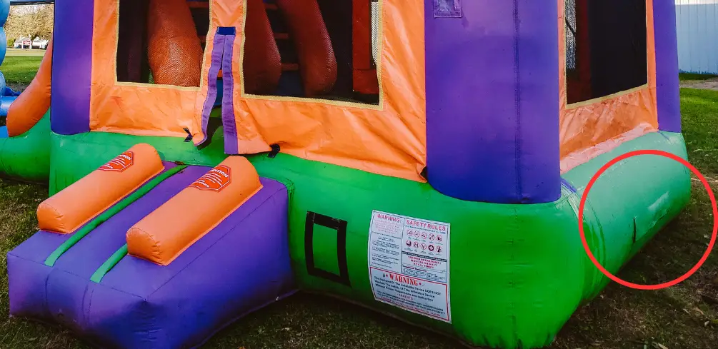 How to Find and Fix a Leak in a Bounce House