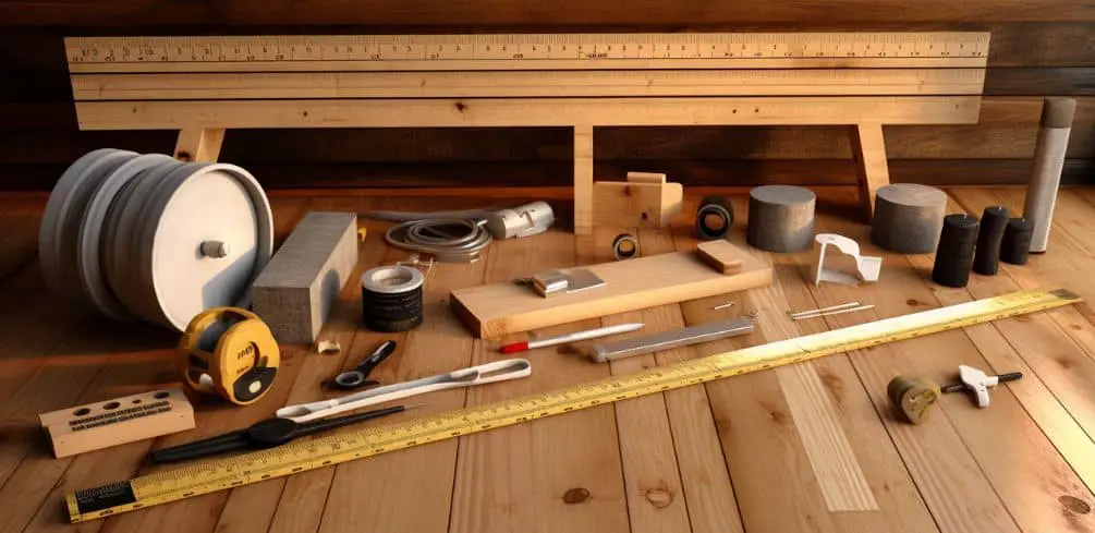 Project Materials and Tools For a Balance Beam