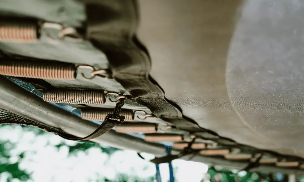 Pulling Out The Springs Of A Trampoline