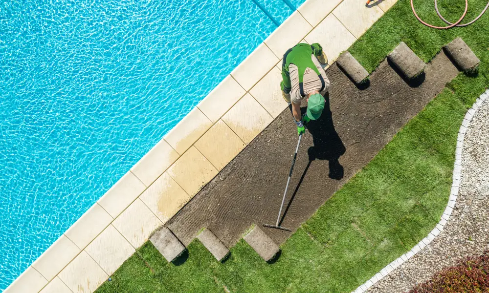 Securing and Seaming the Grass