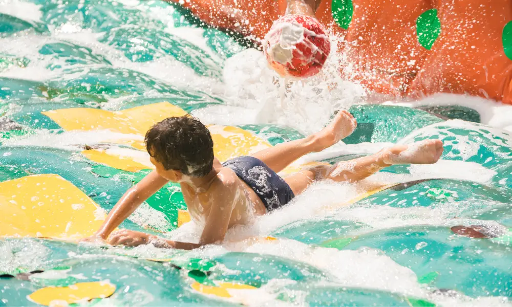 How to Fix a Tear in an Inflatable Water Slide