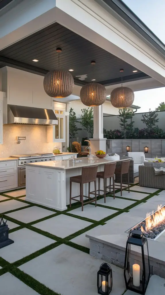 al fresco cooking spaces