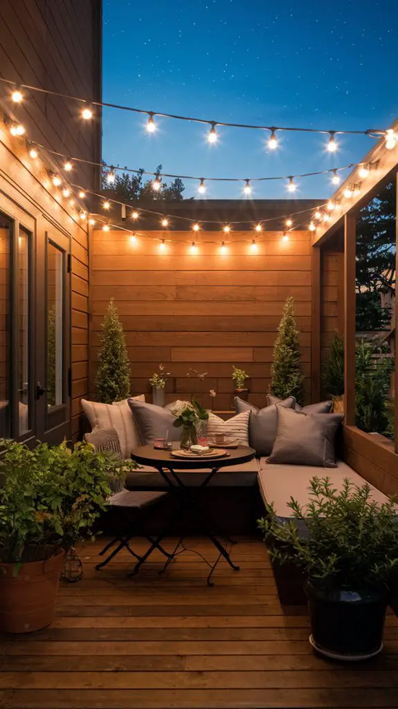 charming illuminated outdoor retreat