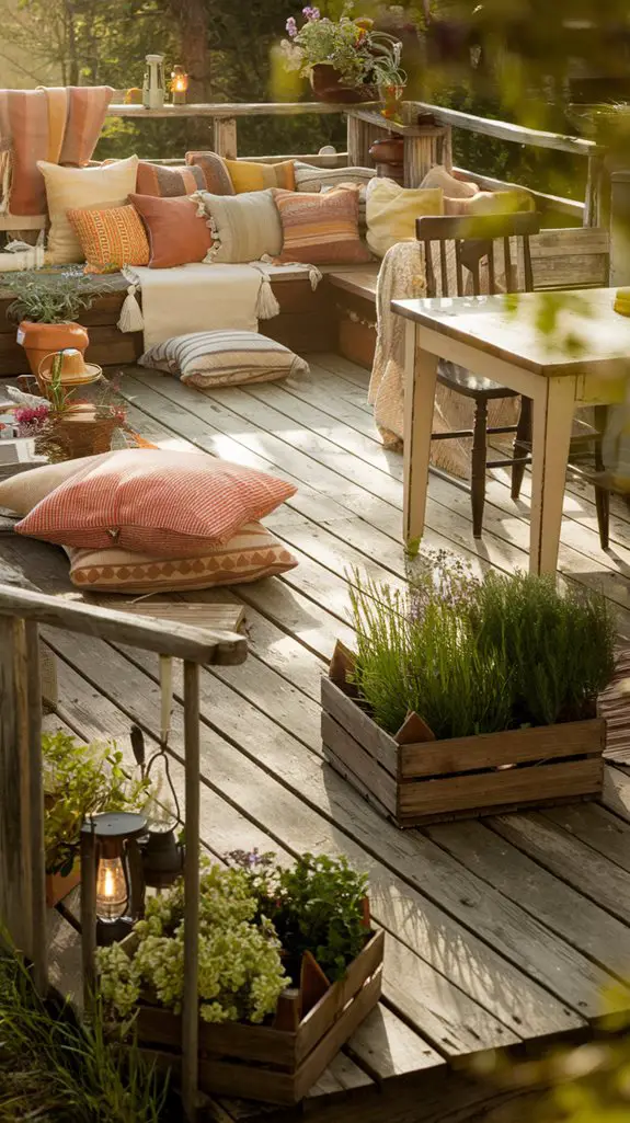 charming outdoor wooden space