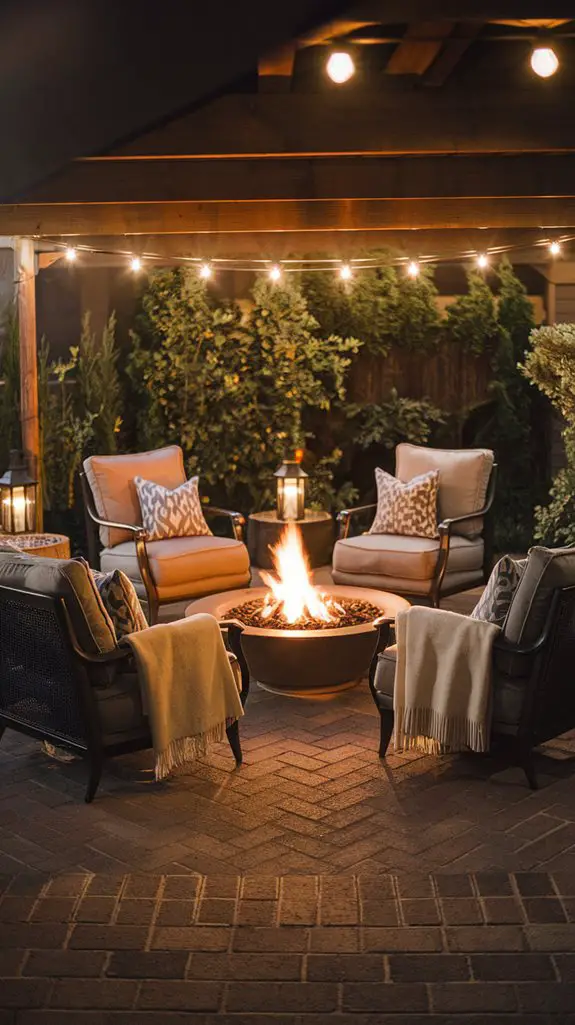 cozy fire pit gatherings
