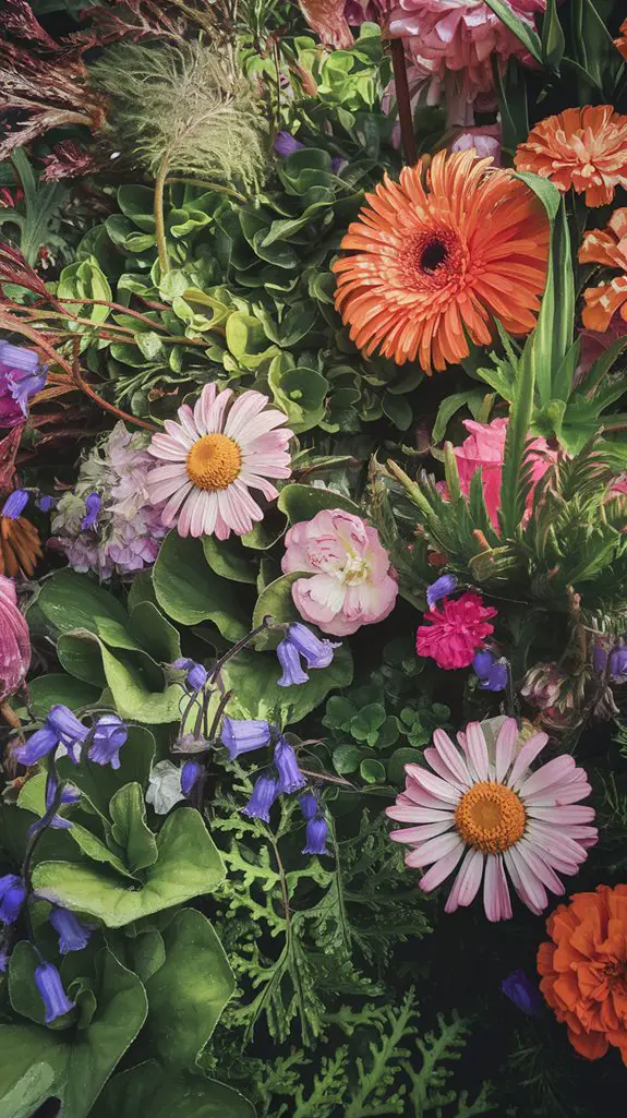 diverse hues and surfaces