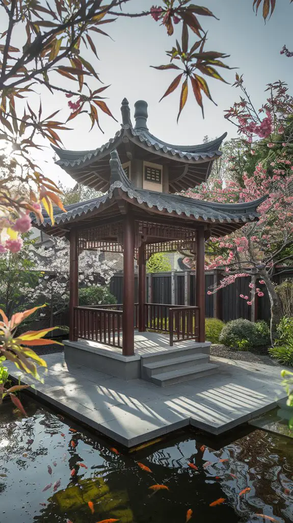 elegant asian style gazebo