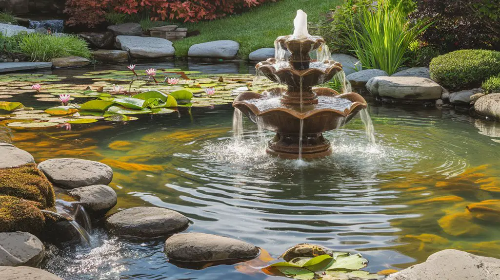 enhancing gardens with water