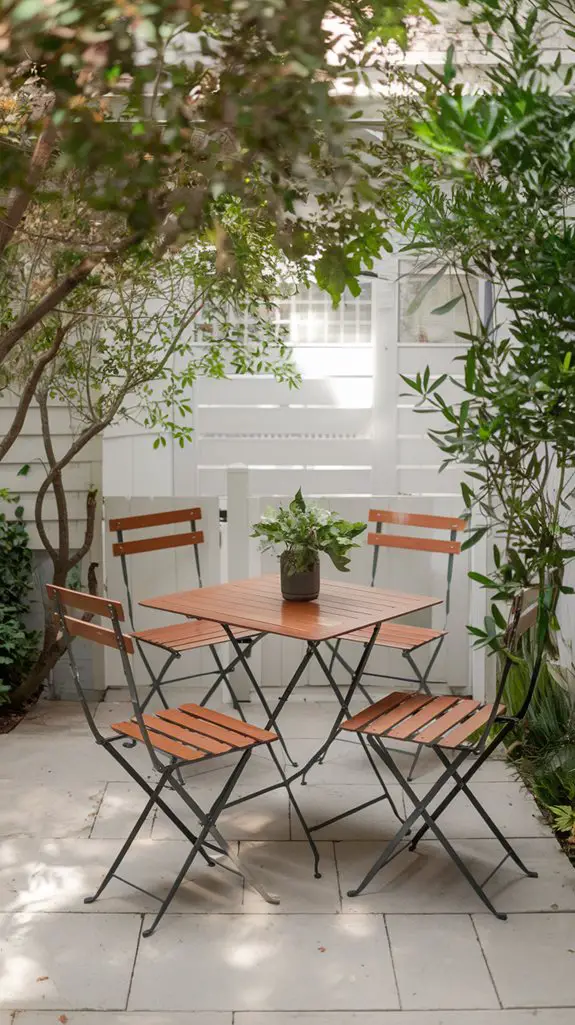 folding furniture for versatility