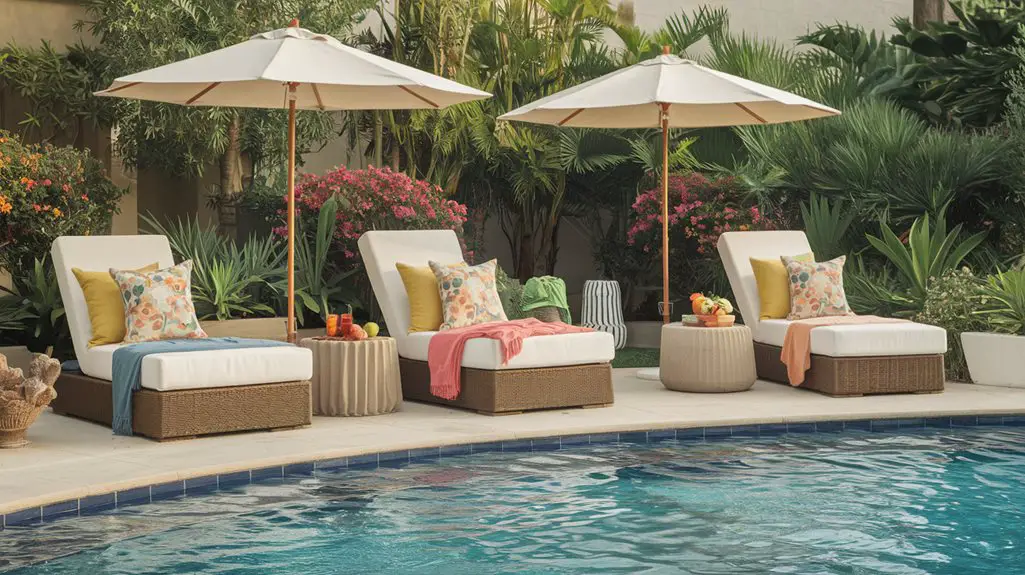 poolside seating comfort tips