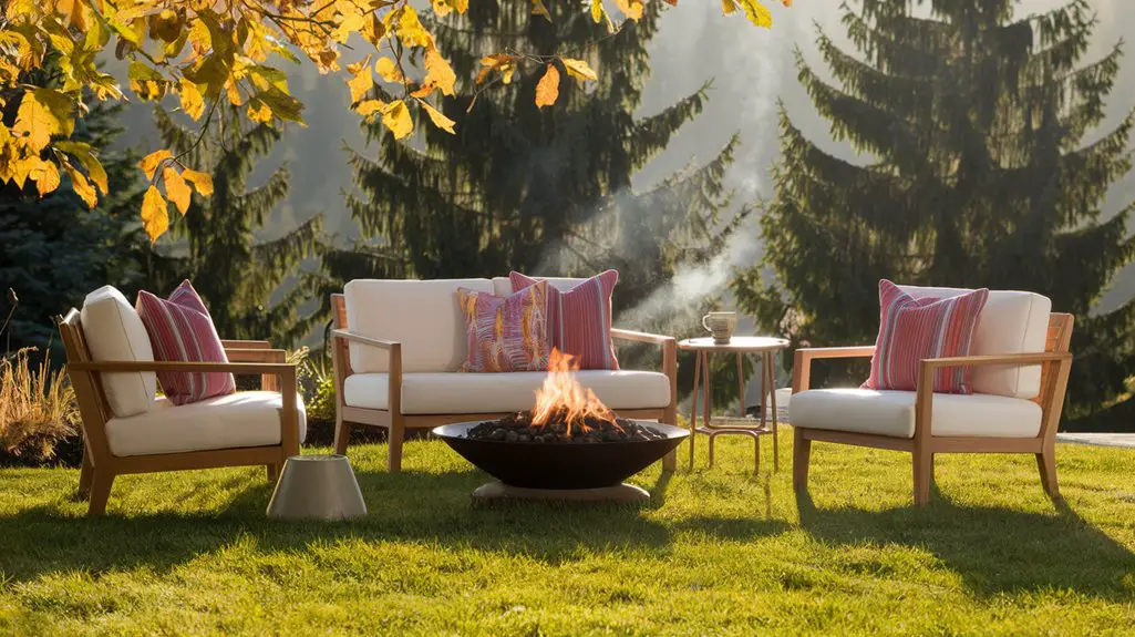 seasonal outdoor seating options