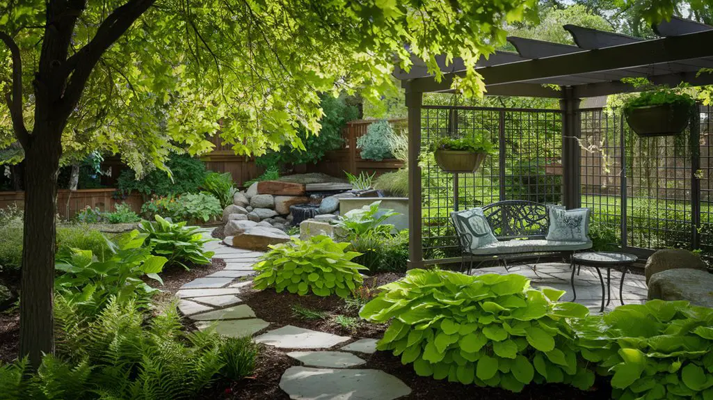 shaded backyard landscaping tips