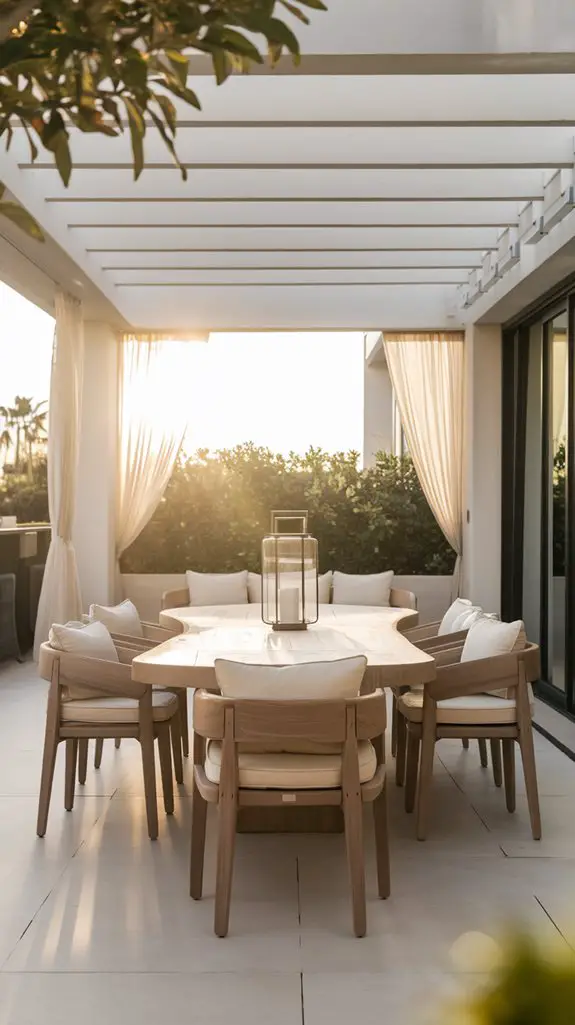 stylish outdoor dining experiences