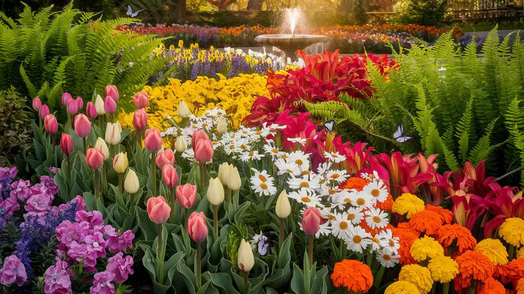 vibrant flower garden tips