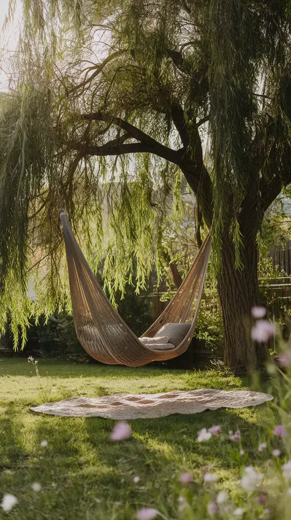 willow tree meditation swing