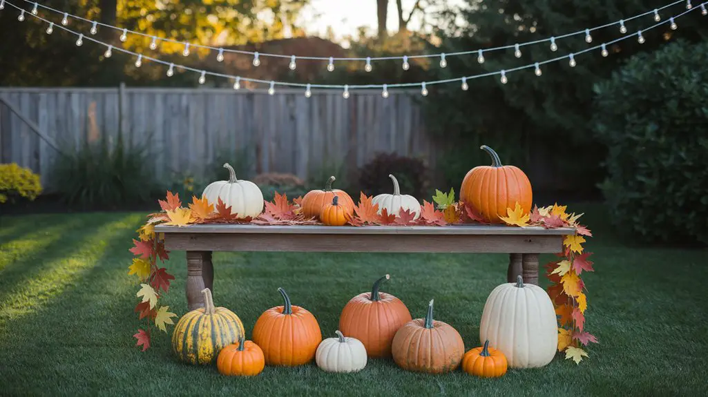 affordable autumn outdoor decorations
