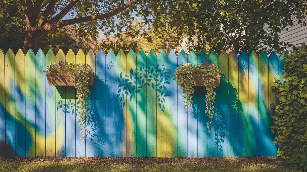 artistic backyard fence ideas