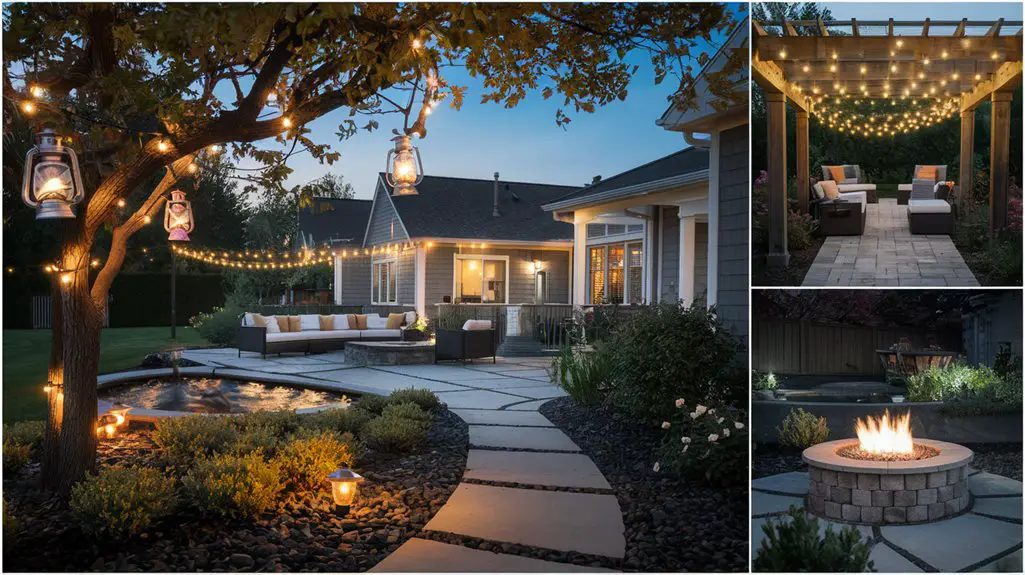 backyard lighting ideas year round