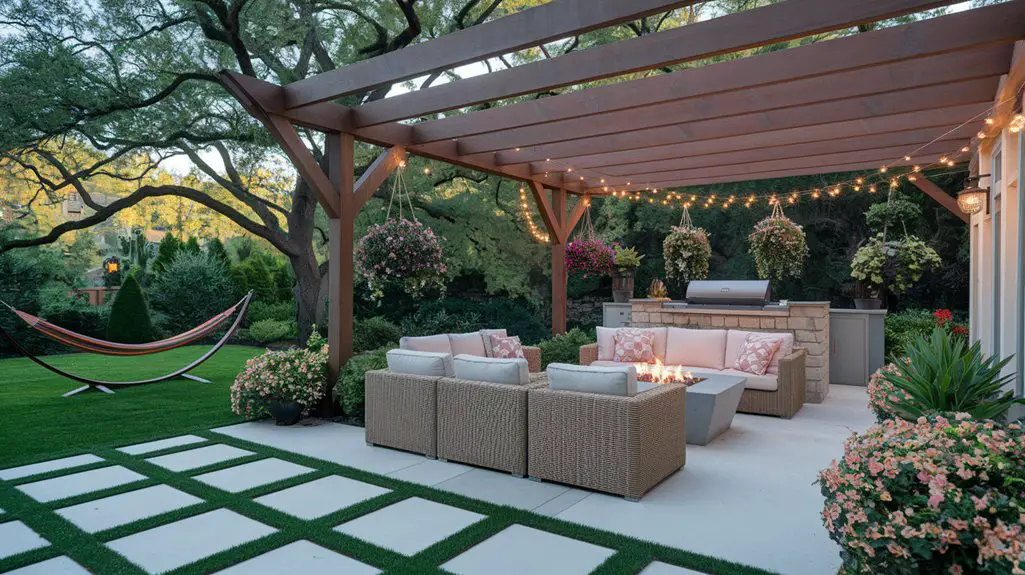 backyard shaded entertainment tips