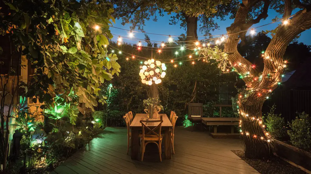 backyard string light ideas