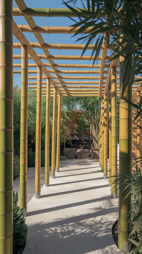 bamboo fast versatile outdoor material