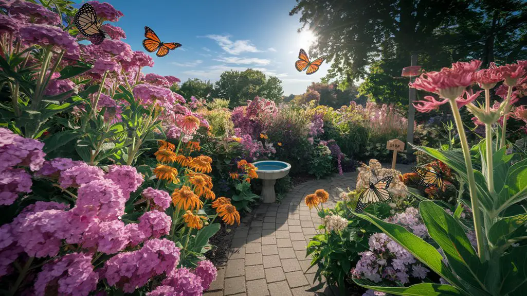 butterfly friendly garden creation