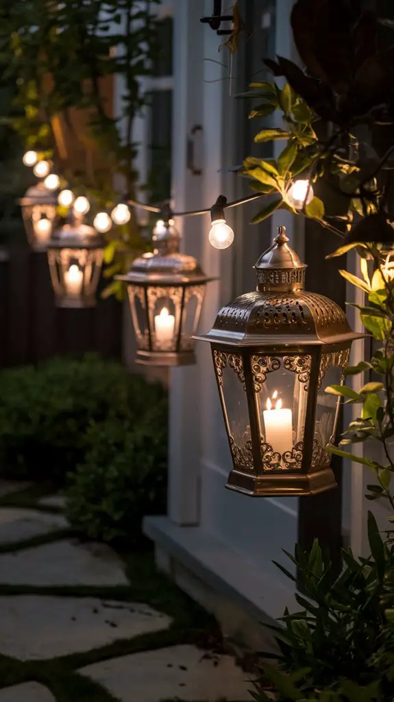charming lanterns for ambiance