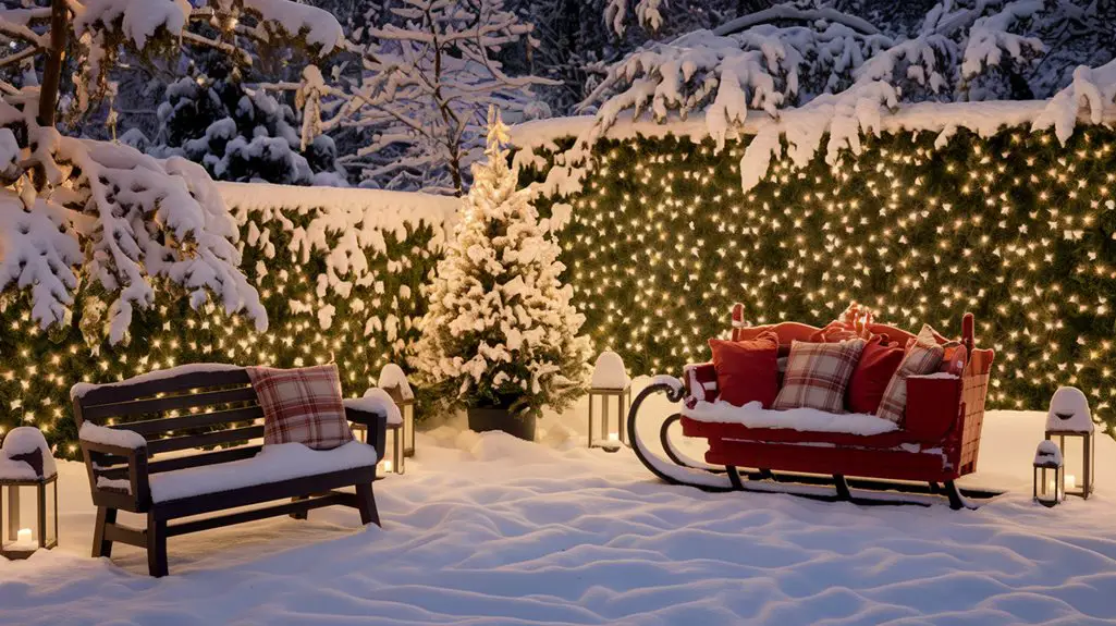 christmas backyard decoration ideas