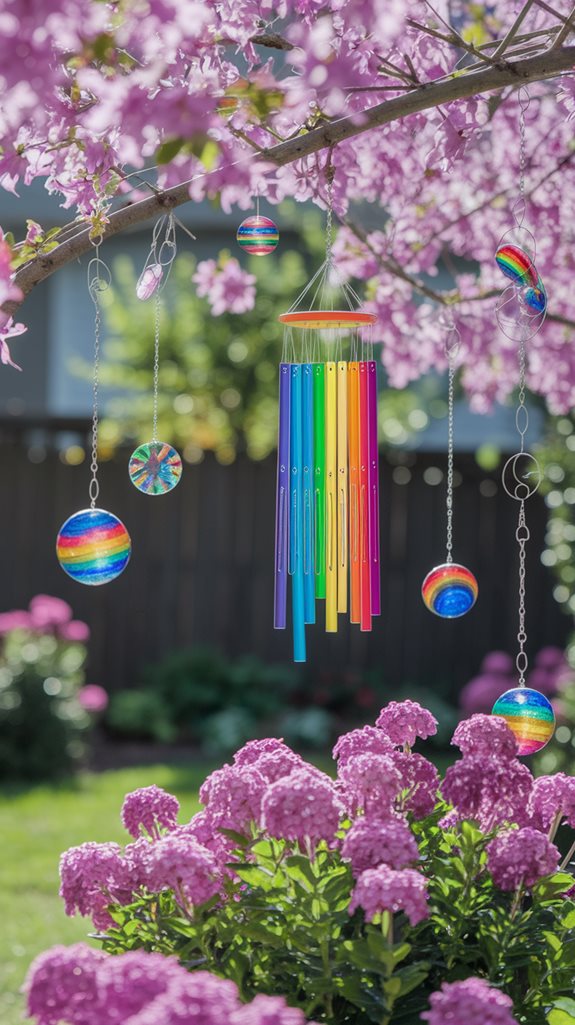 colorful outdoor decor items