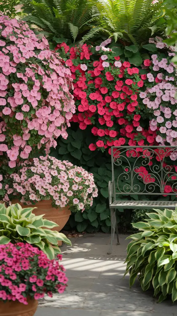 colorful shade loving flowers