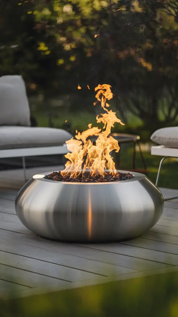 compact outdoor fire solution