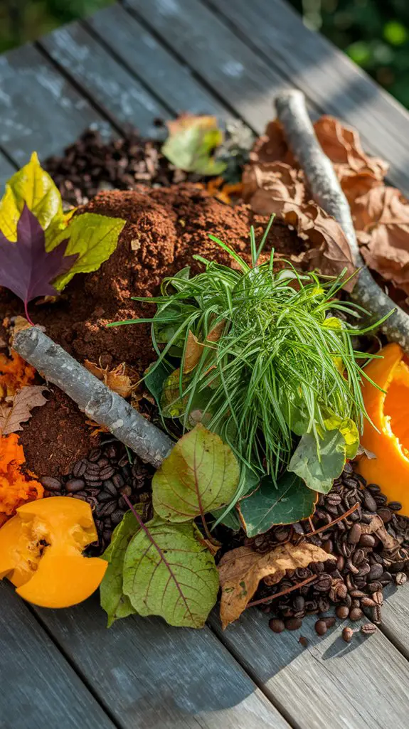 compost boosting yard waste