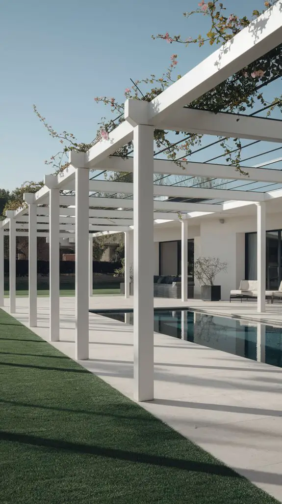 contemporary minimalist outdoor structures