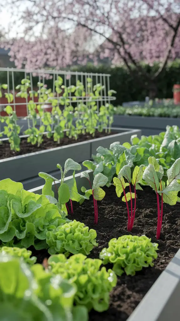 cool weather vegetable planting