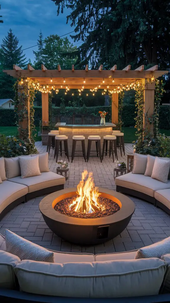 cozy outdoor gathering areas