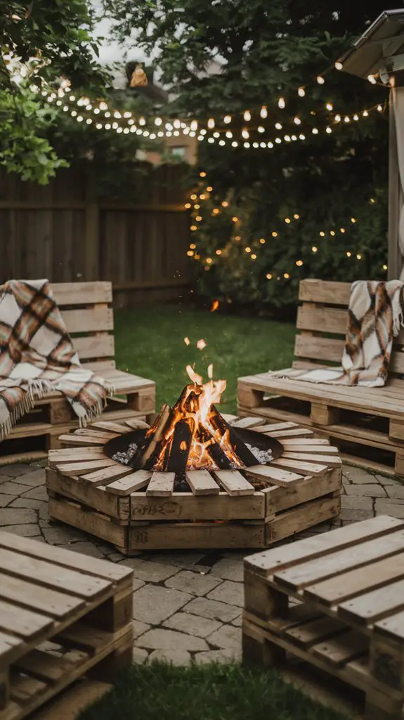cozy outdoor gathering spot