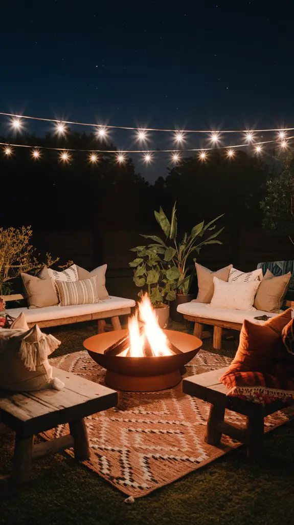 cozy seating and decor