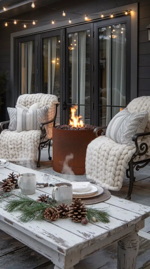 cozy seating space design