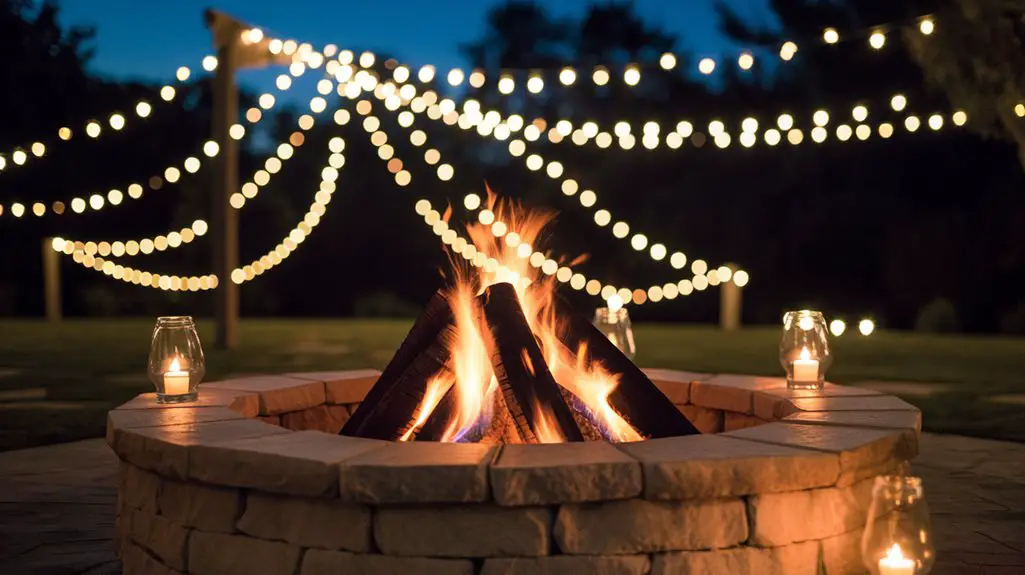 DIY Fire Pit Ideas With Stunning Lighting