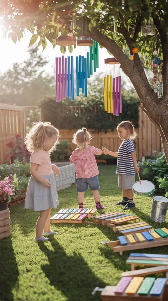 creative outdoor sound installation