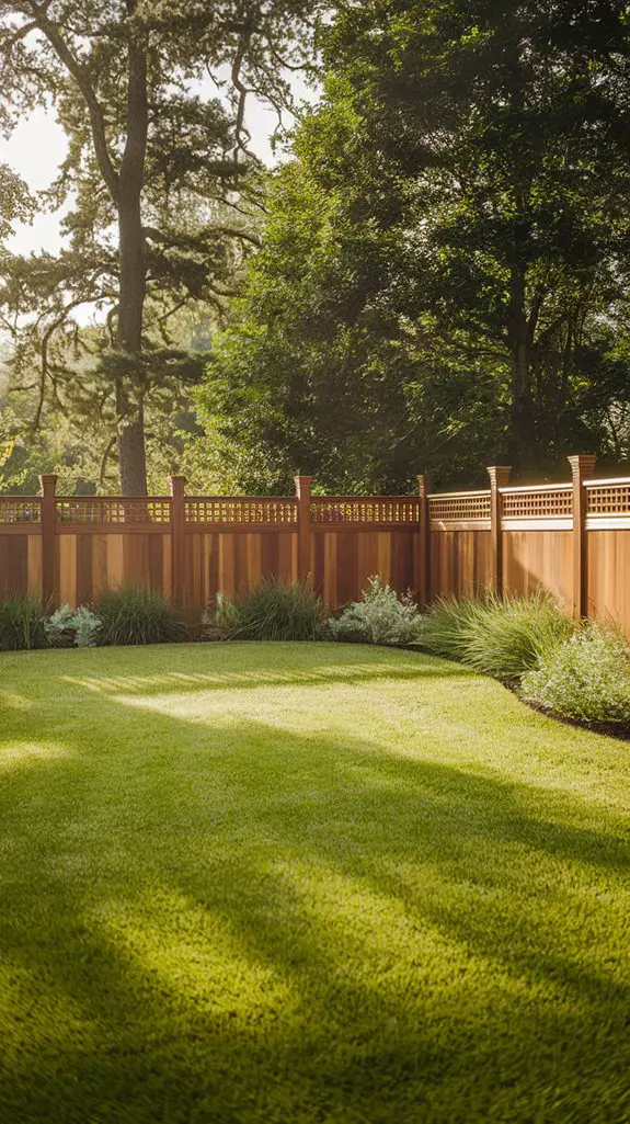 creative privacy fence designs