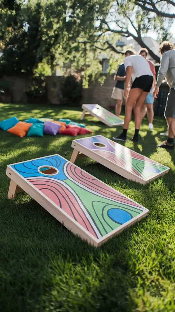 custom designed cornhole boards