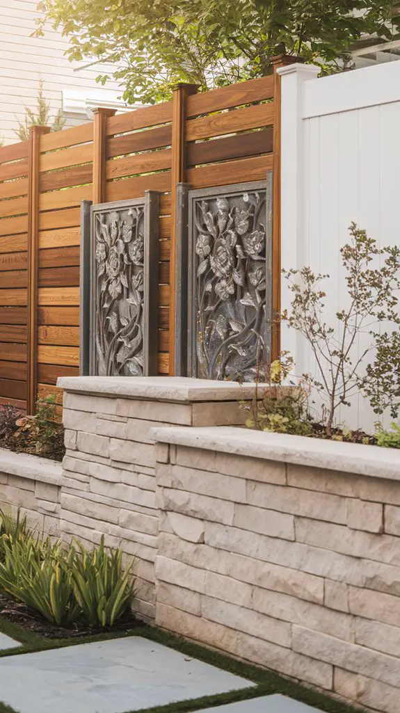 decorative fencing material options