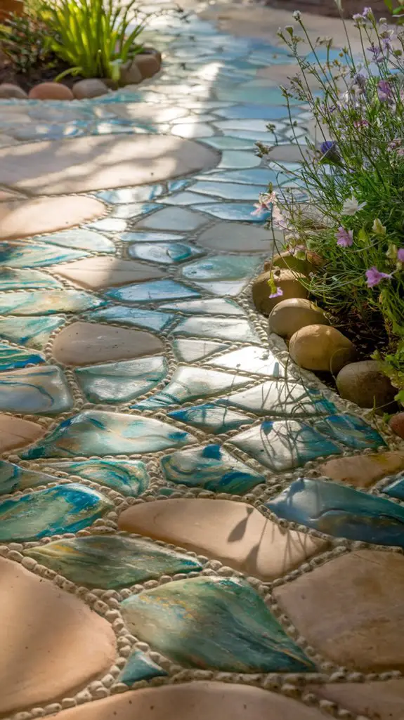decorative pathway stone design