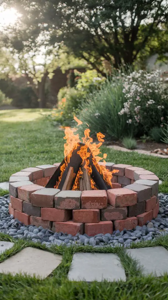 diy paver fire pit