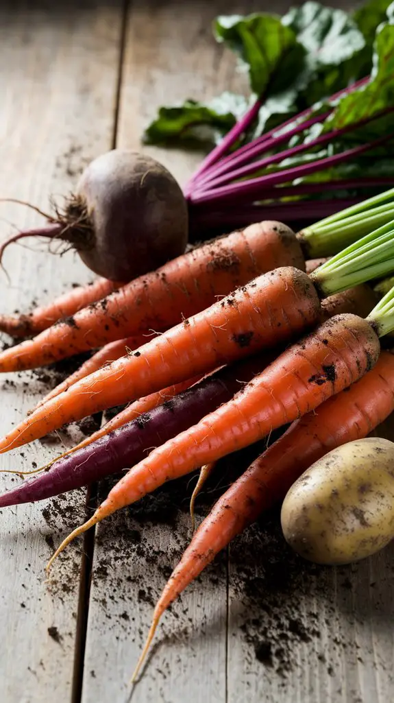 easy growing root vegetables