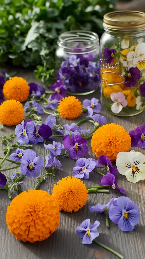 edible blooms harvesting techniques