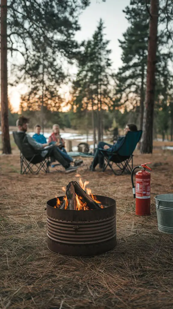fire pit camping safety