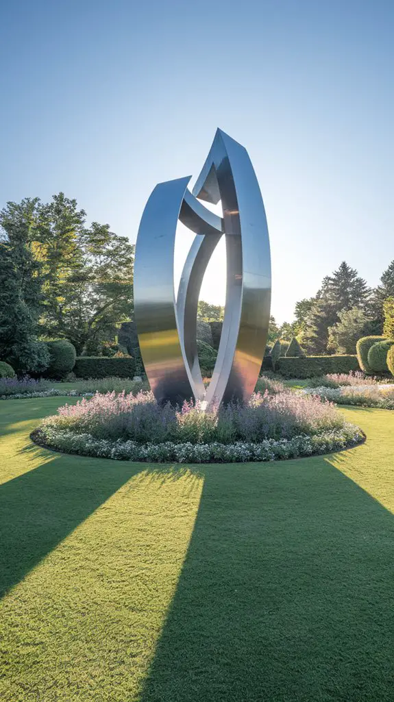 garden landscape focal points
