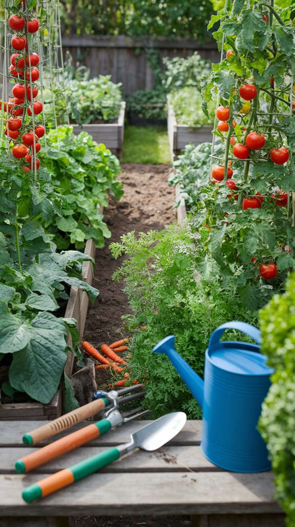 gardening tools and supplies
